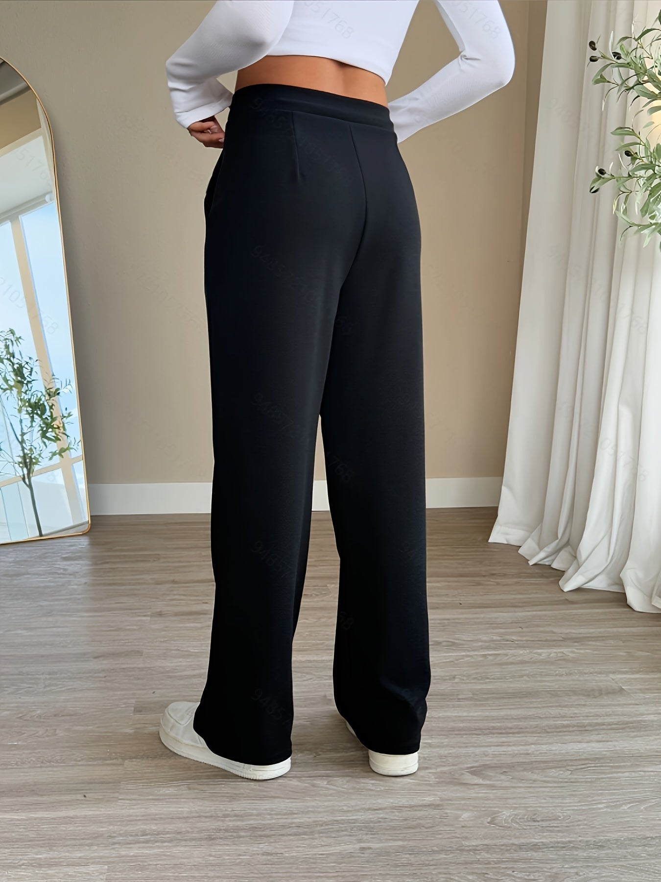 Broek met elastische taille, perfect voor lente en zomer