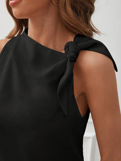 Elegante mouwloze top - Chique zwart
