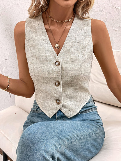 Zomers getaileerd Gilet